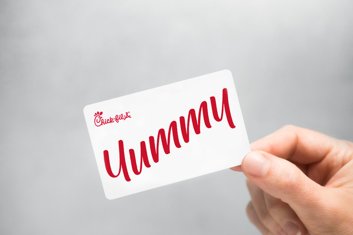 How much money is on my chickfila gift card